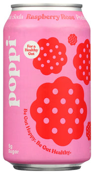 POPPI: Drink Prebiotic Raspberry, 12 fo