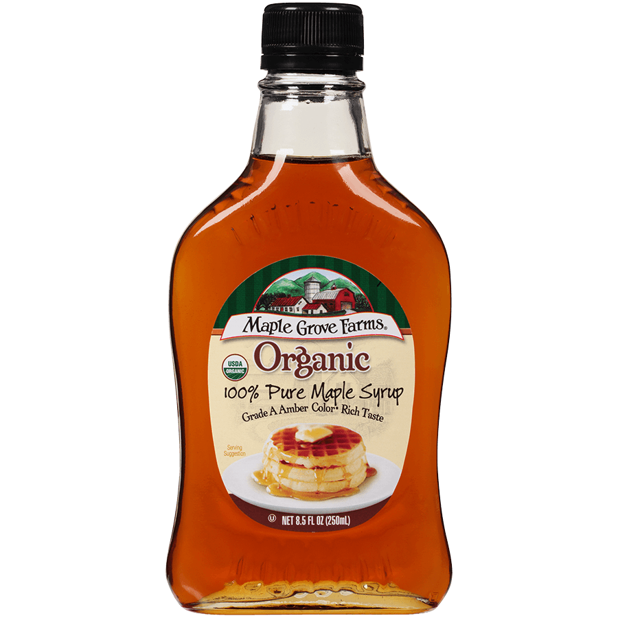 MAPLE GROVE: Syrup Maple Med Amber Bottle, 8.5 oz