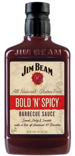 JIM BEAM: Sauce Bbq Bold N Spicy, 18 oz