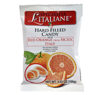 LE SPECIALITA ITALIANE: Hard Filled Candy With Red Orange, 3.52 oz