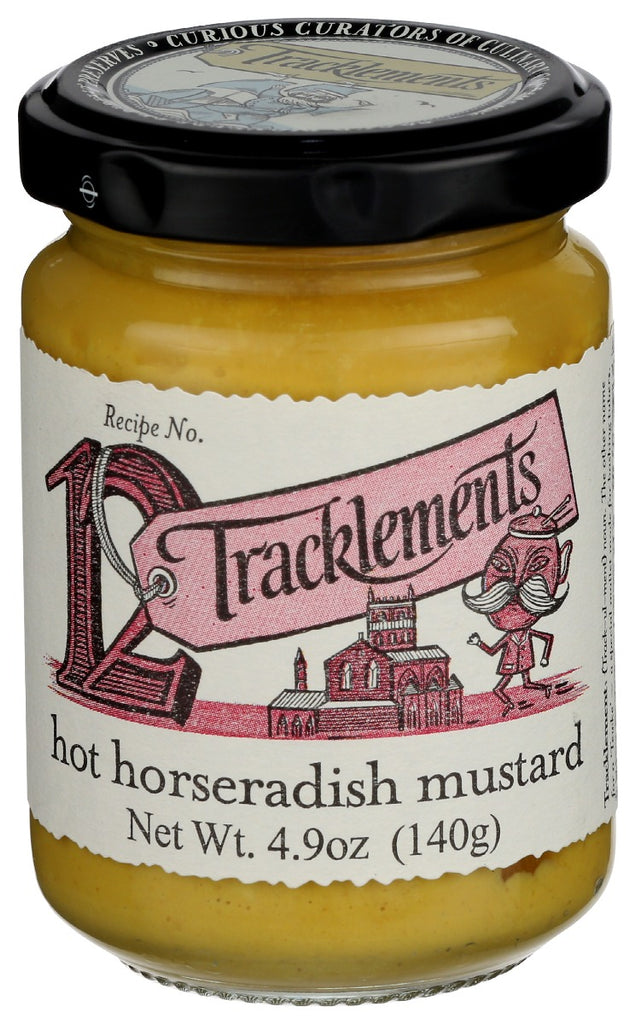 TRACKLEMENTS: Hot Horseradish Mustard, 4.9 oz