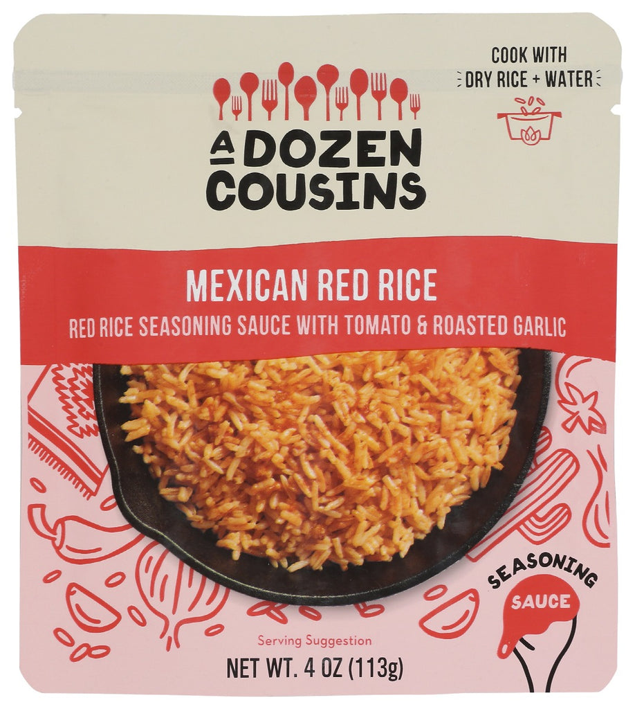 A DOZEN COUSINS: Mexican Red Rice Seasoning Sauce, 4 oz