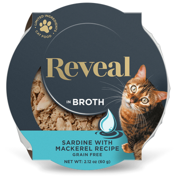 REVEAL: Sardine With Mackerel In Broth Pot Cat Food, 2.12 oz