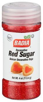BADIA: Decorative Red Sugar, 4 oz