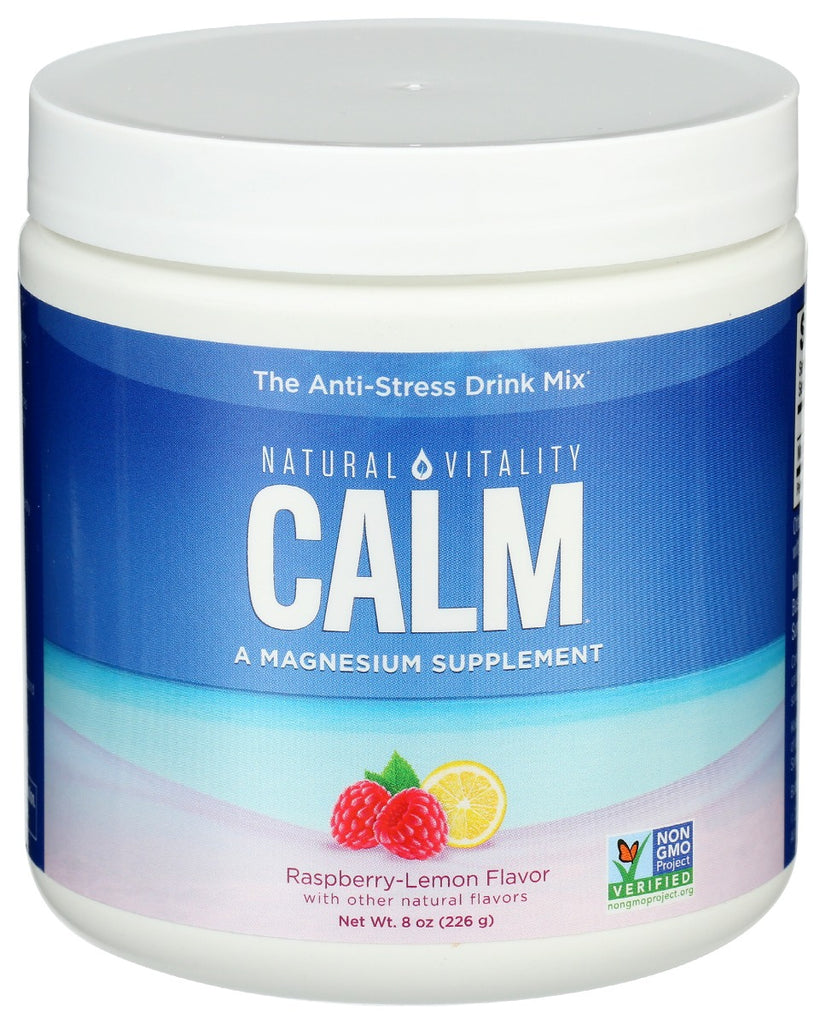 NATURAL VITALITY: Calm Raspberry Lemon Flavor, 8 oz