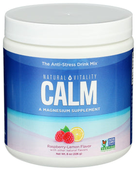 NATURAL VITALITY: Calm Raspberry Lemon Flavor, 8 oz