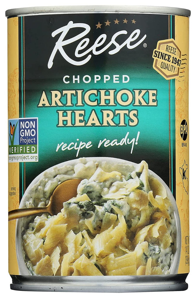 REESE: Chopped Artichoke Hearts, 14 oz