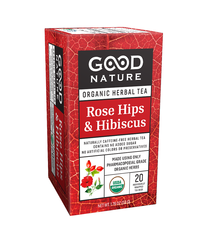 GOOD NATURE: Organic Rose Hips and Hibiscus Tea, 50 gr