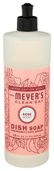 MRS MEYERS CLEAN DAY: Rose Dish Soap, 16 oz