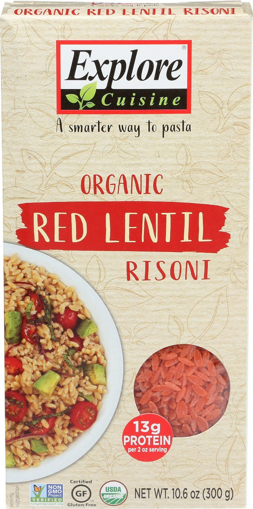 EXPLORE CUISINE: Organic Red Lentil Risoni, 10.6 oz