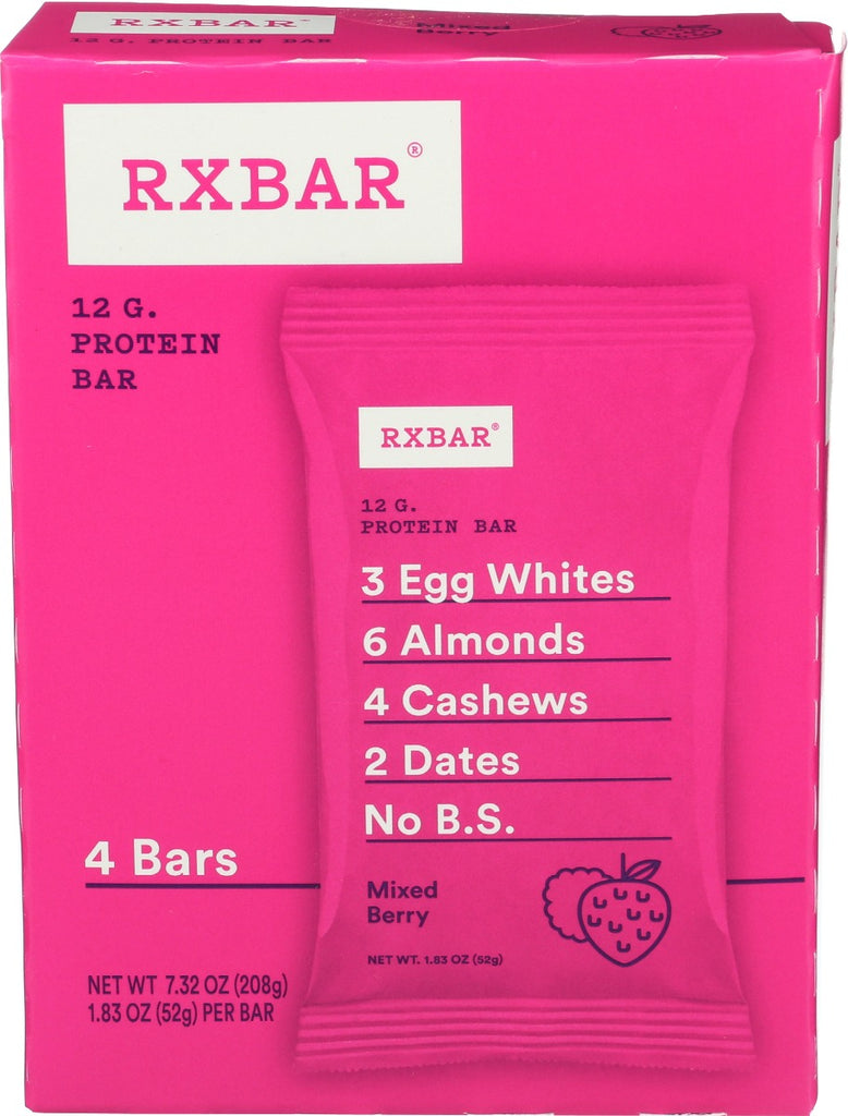 RXBAR: Mixed Berry Protein Bars 4Pack, 4 pk