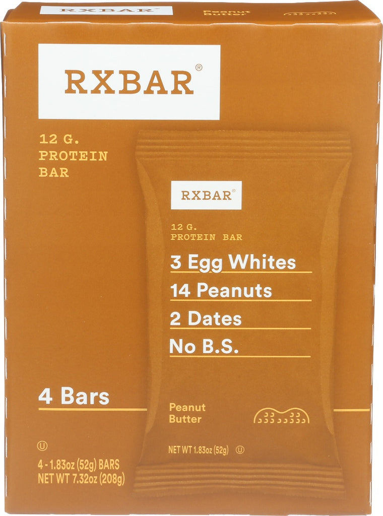 RXBAR: Peanut Butter Protein Bars, 4 pk