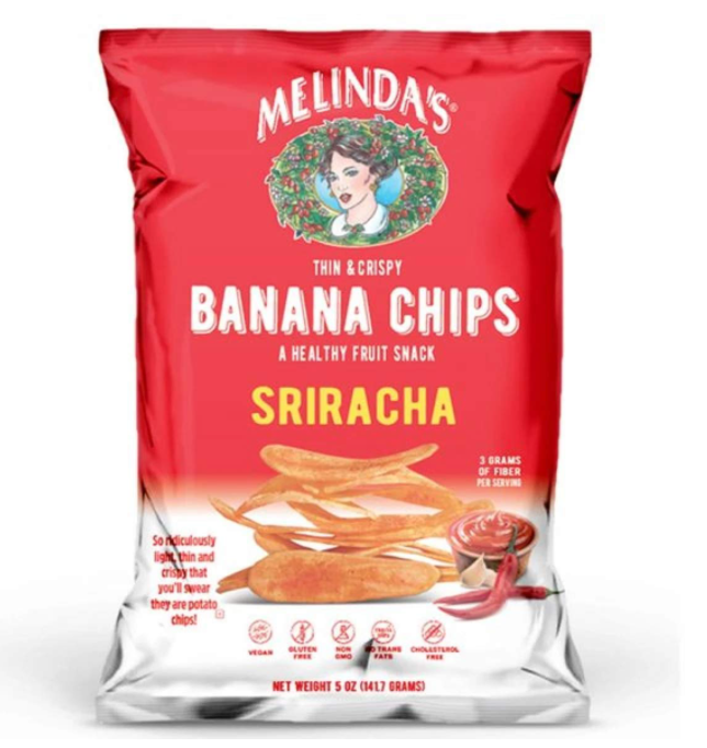 MELINDAS: Banana Chips Sriracha, 5 oz