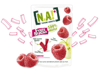 NATURE ADDICTS: Fruit Sticks Raspberry, 1.06 oz