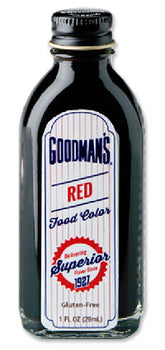 GOODMANS: Food Color Red, 1 fo