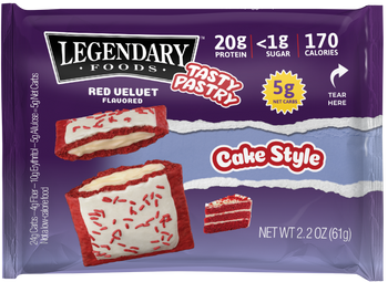 LEGENDARY FOODS: Pastry Red Velvet, 2.2 oz