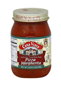 CASA VISCO: Margherita Pizza Sauce, 16 oz