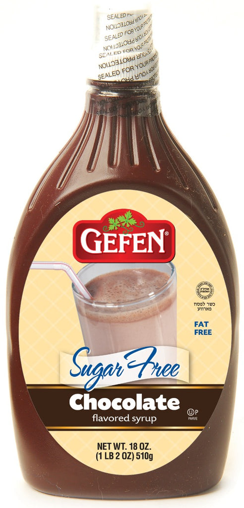 GEFEN: Sugar Free Chocolate Syrup, 18 oz