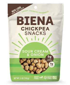 BIENA: Sour Cream and Onion, 5 oz