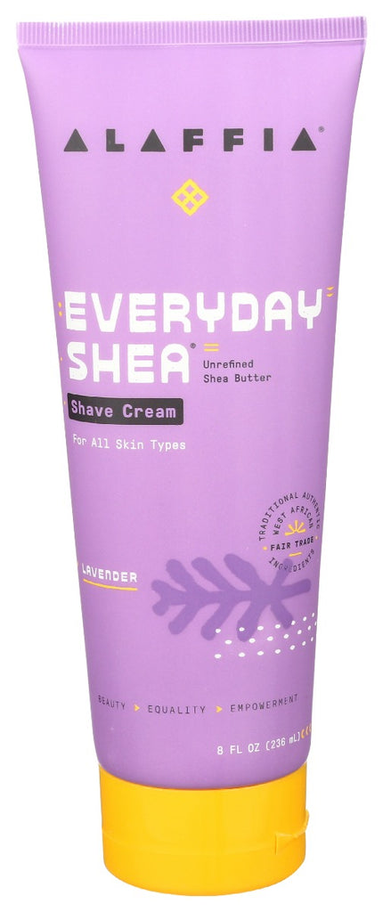 ALAFFIA: Everyday Shea Shave Cream Lavender, 8 fo