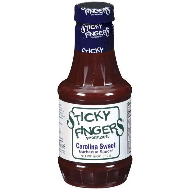 STICKY FINGERS: Carolina Sweet Bbq Sauce, 18 oz