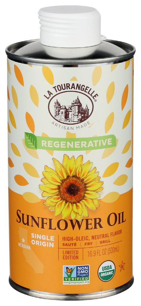 LA TOURANGELLE: Organic Regenerative Sunflower Oil, 500 ml