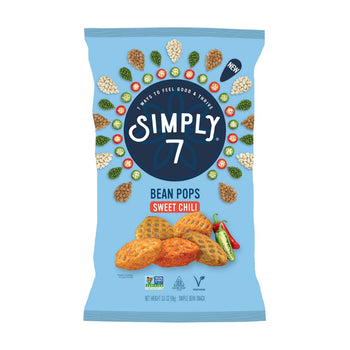 SIMPLY 7: Bean Pops Sweet Chili, 3.5 oz