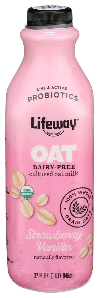 LIFEWAY: Organic Oat Strawberry Vanilla, 32 fo