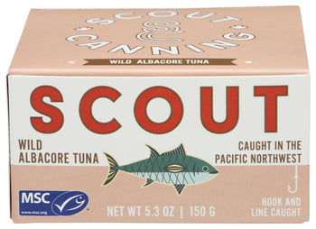 SCOUT: Wild Albacore Tuna, 5.3 oz