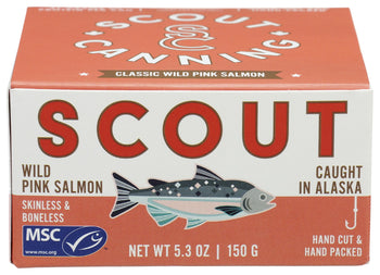 SCOUT: Wild Pink Salmon, 5.3 oz