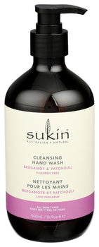 SUKIN: Bergamot Patchouli Cleansing Hand Wash, 16.9 fo