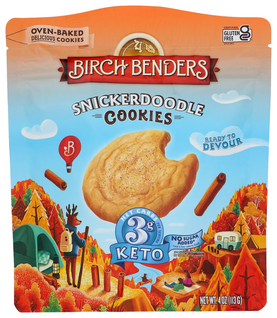 BIRCH BENDERS: Snickerdoodle Cookies, 4 oz