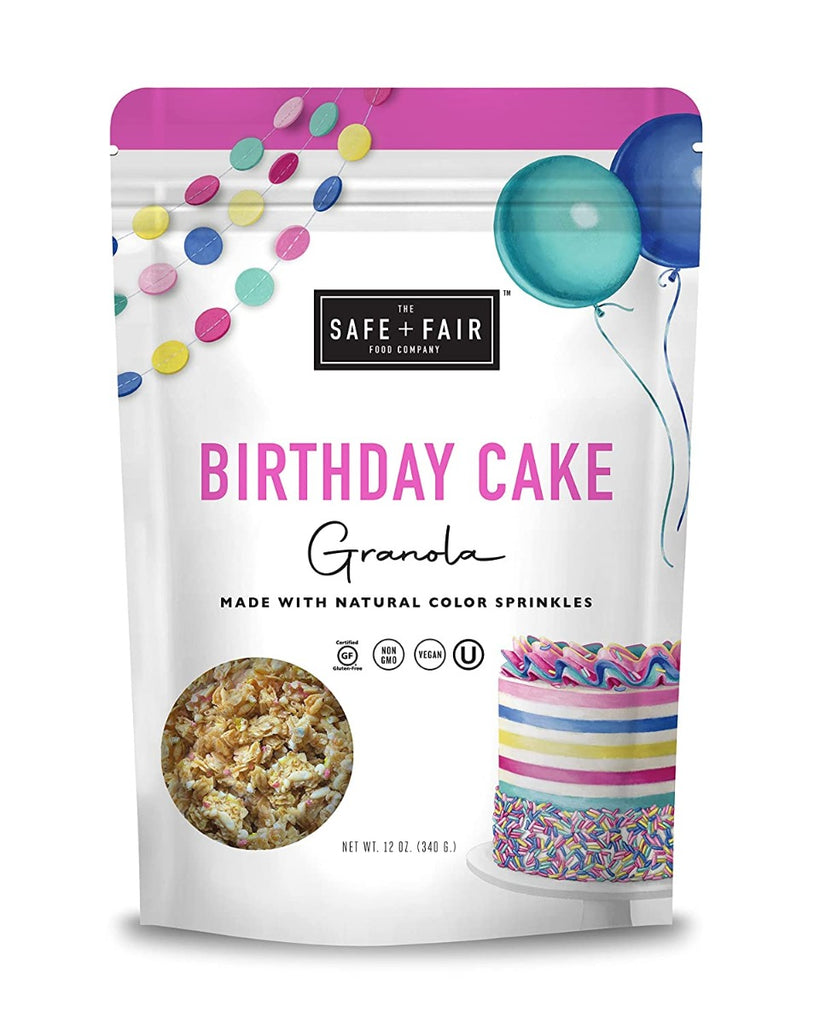 THE SAFE AND FAIR FOOD COMPANY: Granola Birthday Cake, 12 oz