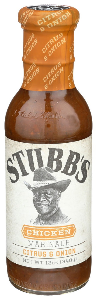 STUBBS: Citrus And Onion Chicken Marinade, 12 oz