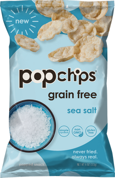 POPCHIPS: Sea Salt Grain Free, 4 oz