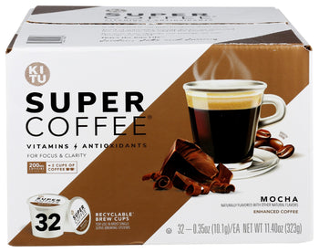 KITU: Mocha Super Pods, 32 pk