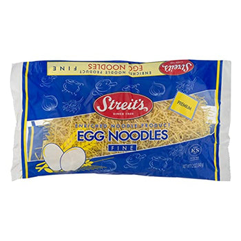 STREITS: Fine Egg Noodles Whole Grain, 12 oz