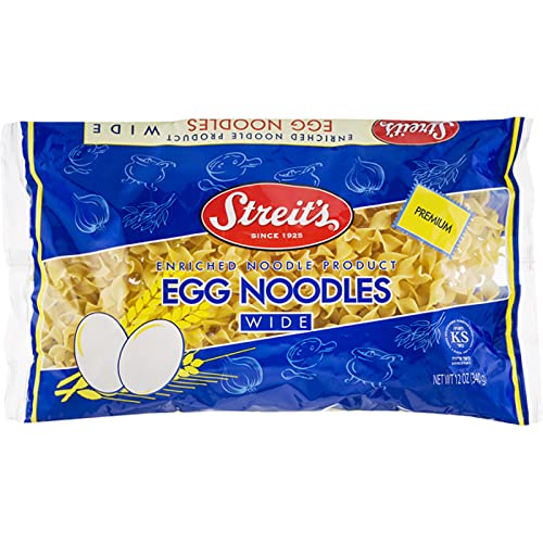 STREITS: Wide Egg Noodles Whole Grain, 12 oz