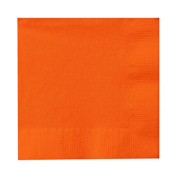 CREATIVE CONVERTING: Sunkissed Orange Beverage Napkin, 50 ea