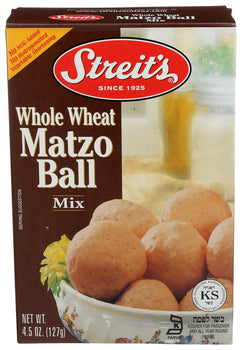 STREITS: Whole Wheat Matzo Ball Mix, 4.5 oz