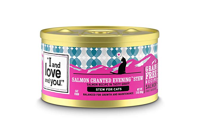 I&LOVE&YOU: Salmon Chanted Evening Stew Cat Food Can, 3 oz