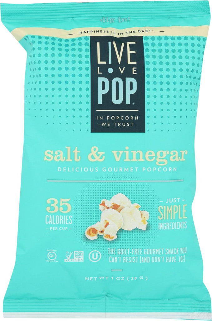 LIVE LOVE POP: Popcorn Salt & Vinegar, 1 oz