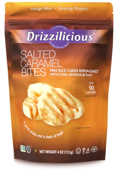 DRIZZILICIOUS: Rice Cakes Mini Sltd Crml, 4 oz