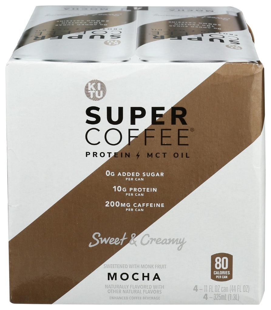 KITU: Super Coffee Mocha 4Pk, 44 fo