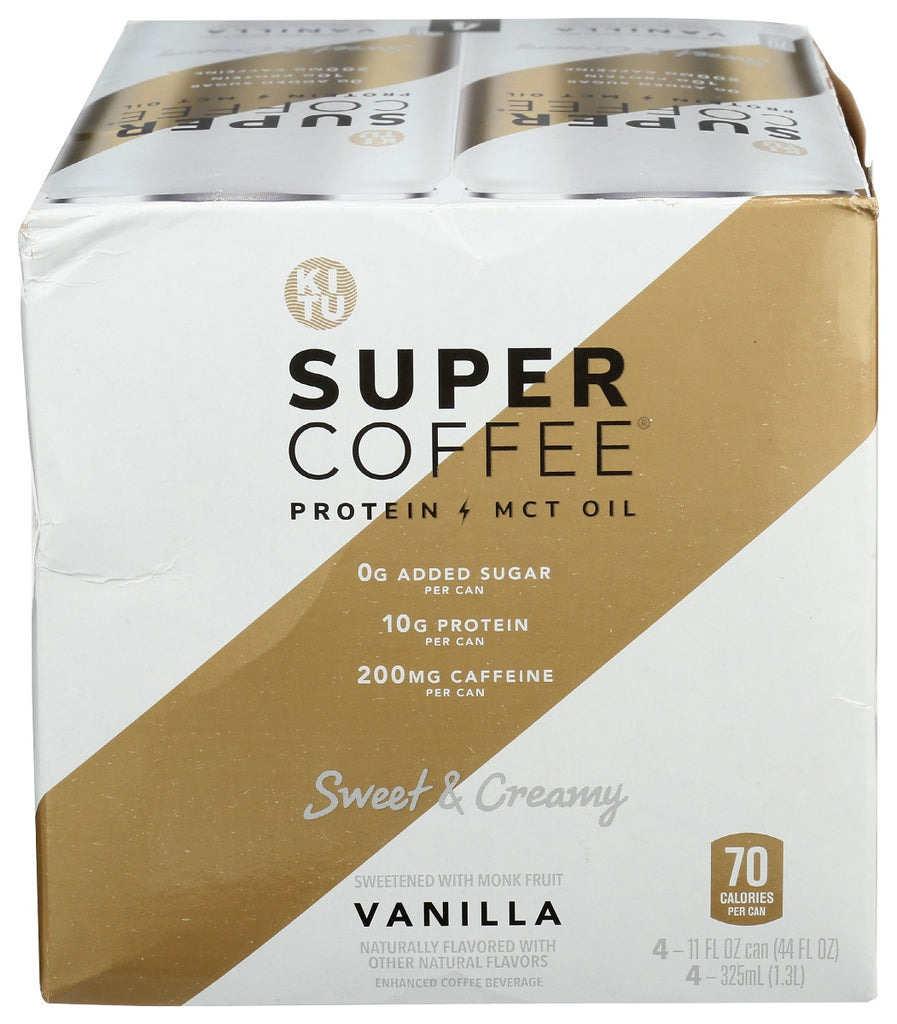 KITU: Super Coffee Vanilla 4pk, 44 fo