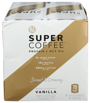 KITU: Super Coffee Vanilla 4pk, 44 fo