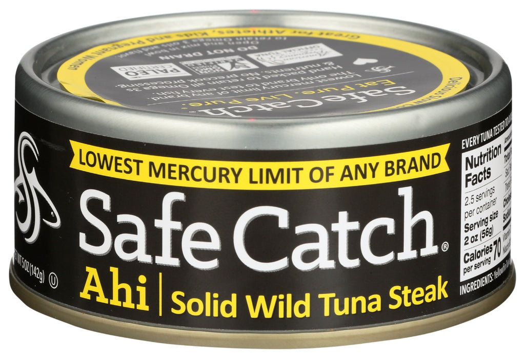 SAFECATCH: Ahi Wild Yellowfin Tuna, 5 oz