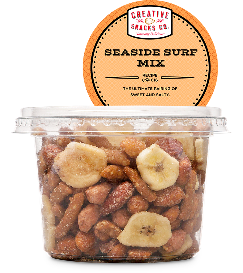 CREATIVE SNACK: Seaside Surf Nut Mix Cup, 8.5 oz