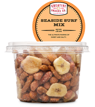 CREATIVE SNACK: Seaside Surf Nut Mix Cup, 8.5 oz