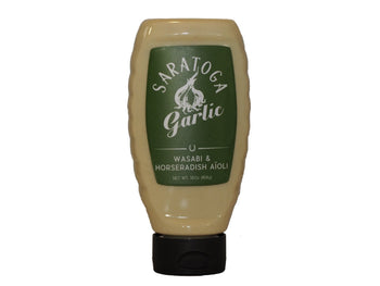 SARATOGA GARLIC: Aioli Squze Wasbi Hrsrdsh, 16 oz